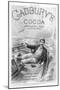 Advertisement for Cadbury's Cocoa, 1890-null-Mounted Giclee Print