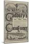 Advertisement for Cadbury's Cocoa Essence-null-Mounted Giclee Print