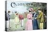 Advertisement for Cadbury's Cocoa, Showing a Croquet Game, c.1899-null-Stretched Canvas