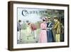 Advertisement for Cadbury's Cocoa, Showing a Croquet Game, c.1899-null-Framed Premium Giclee Print