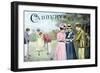 Advertisement for Cadbury's Cocoa, Showing a Croquet Game, c.1899-null-Framed Giclee Print