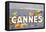 Advertisement for Cannes, Printed by Draeger, 1930 (Colour Litho)-Sem-Framed Stretched Canvas