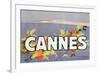 Advertisement for Cannes, Printed by Draeger, 1930 (Colour Litho)-Sem-Framed Giclee Print