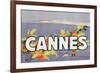 Advertisement for Cannes, Printed by Draeger, 1930 (Colour Litho)-Sem-Framed Giclee Print