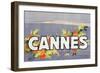 Advertisement for Cannes, Printed by Draeger, 1930 (Colour Litho)-Sem-Framed Premium Giclee Print