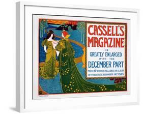 Advertisement for 'Cassell's Magazine', 1896-Louis John Rhead-Framed Giclee Print