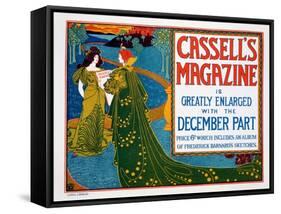 Advertisement for 'Cassell's Magazine', 1896-Louis John Rhead-Framed Stretched Canvas