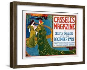 Advertisement for 'Cassell's Magazine', 1896-Louis John Rhead-Framed Giclee Print