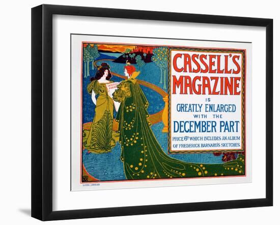 Advertisement for 'Cassell's Magazine', 1896-Louis John Rhead-Framed Giclee Print