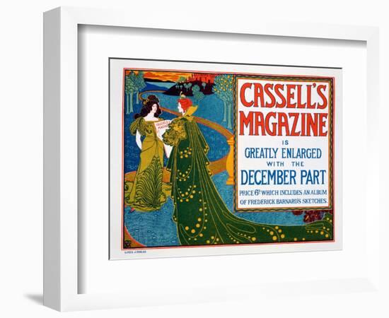 Advertisement for 'Cassell's Magazine', 1896-Louis John Rhead-Framed Giclee Print