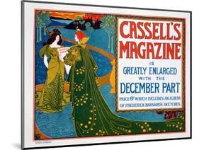 Advertisement for 'Cassell's Magazine', 1896-Louis John Rhead-Mounted Giclee Print