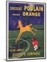 Advertisement for Chocolat Poulain Papier Orange, C. 1910-Leonetto Cappiello-Mounted Premium Giclee Print