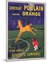 Advertisement for Chocolat Poulain Papier Orange, C. 1910-Leonetto Cappiello-Mounted Giclee Print