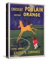 Advertisement for Chocolat Poulain Papier Orange, C. 1910-Leonetto Cappiello-Stretched Canvas