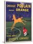 Advertisement for Chocolat Poulain Papier Orange, C. 1910-Leonetto Cappiello-Stretched Canvas