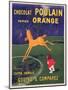 Advertisement for Chocolat Poulain Papier Orange, C. 1910-Leonetto Cappiello-Mounted Giclee Print