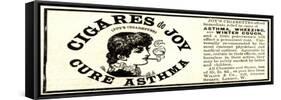 Advertisement for 'Cigares De Joy (Joy's Cigarettes)', 1890s-null-Framed Stretched Canvas