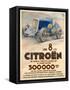 Advertisement for Citroen Cars, 1933-null-Framed Stretched Canvas
