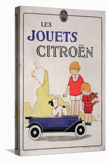 Advertisement for Citroen Toys, 1922-null-Stretched Canvas