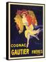 Advertisement for Cognac Gautier Freres-null-Framed Stretched Canvas