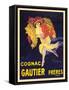 Advertisement for Cognac Gautier Freres-null-Framed Stretched Canvas