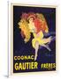 Advertisement for Cognac Gautier Freres-null-Framed Art Print