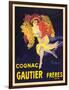 Advertisement for Cognac Gautier Freres-null-Framed Art Print