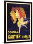 Advertisement for Cognac Gautier Freres-null-Framed Art Print