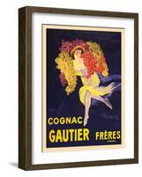 Advertisement for Cognac Gautier Freres-null-Framed Art Print