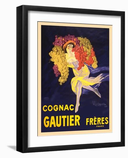 Advertisement for Cognac Gautier Freres-null-Framed Art Print