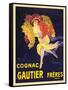 Advertisement for Cognac Gautier Freres-null-Framed Stretched Canvas