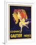 Advertisement for Cognac Gautier Freres-null-Framed Art Print