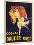 Advertisement for Cognac Gautier Freres-null-Mounted Art Print