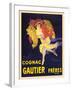 Advertisement for Cognac Gautier Freres-null-Framed Art Print