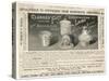 Advertisement for Combination Lamp, Treatment for Influenza-null-Stretched Canvas