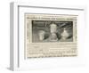 Advertisement for Combination Lamp, Treatment for Influenza-null-Framed Art Print