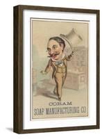 Advertisement for Coram Soap Manufacturing Co, C.1880-American School-Framed Giclee Print