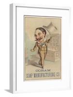 Advertisement for Coram Soap Manufacturing Co, C.1880-American School-Framed Giclee Print