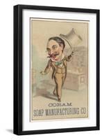 Advertisement for Coram Soap Manufacturing Co, C.1880-American School-Framed Giclee Print