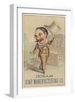 Advertisement for Coram Soap Manufacturing Co, C.1880-American School-Framed Giclee Print