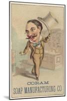 Advertisement for Coram Soap Manufacturing Co, C.1880-American School-Mounted Giclee Print