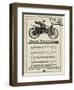 Advertisement for Crown Motor Carriage-null-Framed Giclee Print
