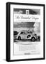 Advertisement for Daimler Vogue Sports Saloon Car-null-Framed Photographic Print