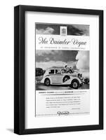 Advertisement for Daimler Vogue Sports Saloon Car-null-Framed Photographic Print