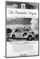 Advertisement for Daimler Vogue Sports Saloon Car-null-Mounted Photographic Print