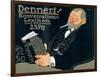 Advertisement for Dennert's 'Konversations-Lexikon', 1927 (Colour Litho)-Paul Scheurich-Framed Giclee Print