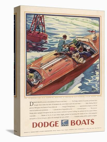 Advertisement for Dodge Boats-Ellis Wilson-Stretched Canvas