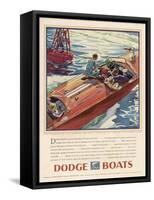 Advertisement for Dodge Boats-Ellis Wilson-Framed Stretched Canvas