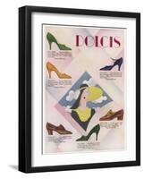 Advertisement for Dolcis Shoes-null-Framed Photographic Print