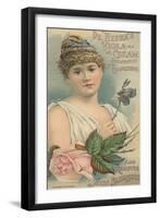 Advertisement for Dr. Hebra's Viola Cream, C.1897-American School-Framed Giclee Print